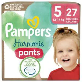 PAMPERS Harmonie Couches Culottes T5 x27