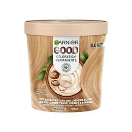 GARNIER Coloration Capillaire Permanente 8.0 Blond Miel Good 216g