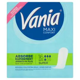 VANIA Serviettes hygiéniques super x16