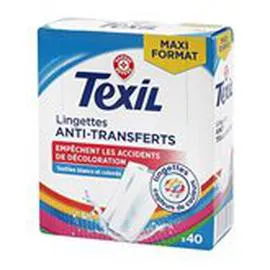 MARQUE REPÈRE, TEXIL Lingettes Textil Anti-transfert - x40 x40 