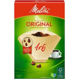 MELITTA Filtre à café bruns 1x6 x40