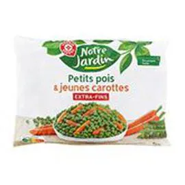 MARQUE REPÈRE, NOTRE JARDIN Petits pois carottes 1kg