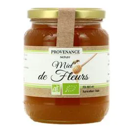 PROVENANCE NATURE Miel de Fleurs d'Italie Bio 500g