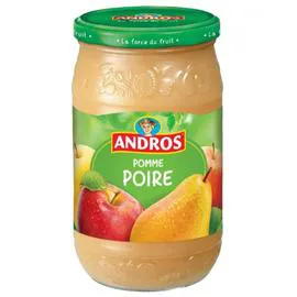 ANDROS Compotes Pomme poire 750g