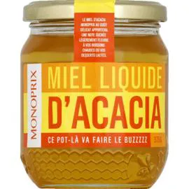 MONOPRIX Miel liquide d'acacia 375g