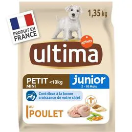 ULTIMA Croquettes pour chien petits junior 1,35kg