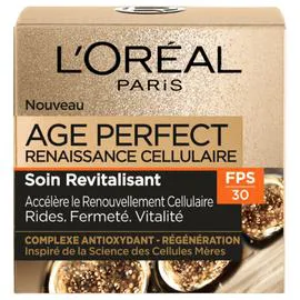 L'ORÉAL PARIS, AGE PERFECT Crème Visage Jour Anti-Âge Revitalisant Renaissance Cellulaire 50ml