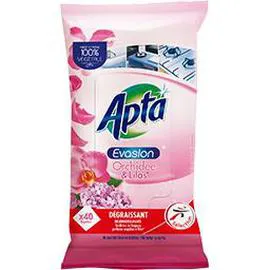 APTA Activ' - Lingettes multi-surfaces Evasion Orchidée & Lilas x40