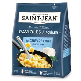 SAINT-JEAN Pate fraiche chèvre et ciboulette à poêler 310g