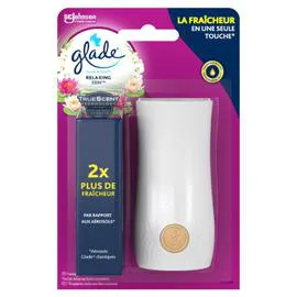 GLADE, TOUCH & FRESH Désodorisant Relaxing Zen + Recharge 10ml