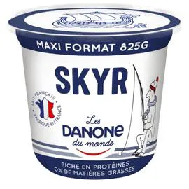 DANONE Yaourt nature 0% MG 825g