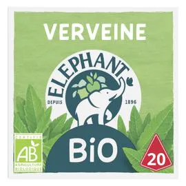 THÉ ÉLÉPHANT Infusion verveine Bio 20x1,3g