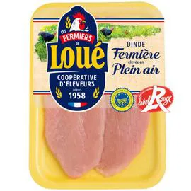 LOUÉ Escalope De Dinde Fine X2 230g