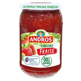 ANDROS Confiture allégée fraises 350g