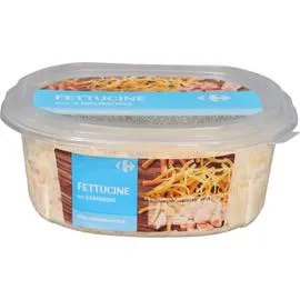 CARREFOUR Salade Fettucine aux 2 saumons 300g