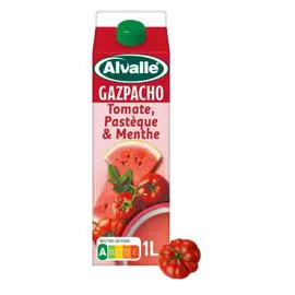 ALVALLE Gazpacho - soupe froide de tomate, pastèque et menthe 1l
