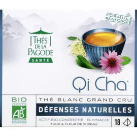 THES DE LA PAGODE Thés de La Pagode "Santé" The Blanc Qi Cha x18