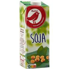 AUCHAN Boisson végétale au soja 1l