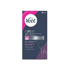 VEET Bandes De Cire Expert Corps Et Jambes Peaux Normales x40