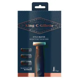 GILLETTE, KING C. Tondeuse Sans Fil Pour Barbe Courte Style Master l'unité