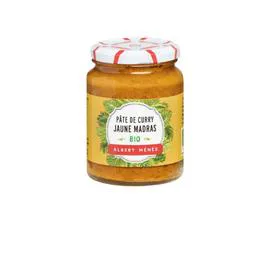 ALBERT MÉNÈS Pate de curry jaune madras Bio 85g