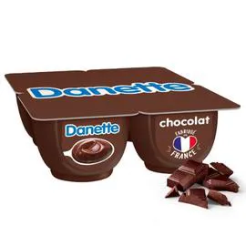 DANONE, DANETTE Crème dessert chocolat 4x125g