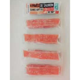 MONOPRIX Pavés de saumon asc sans peau, surgelé 440g