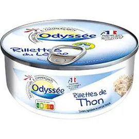 ODYSSÉE Rillettes de thon 125g