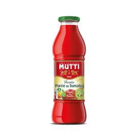 MUTTI Purée de tomate au basilic 560g