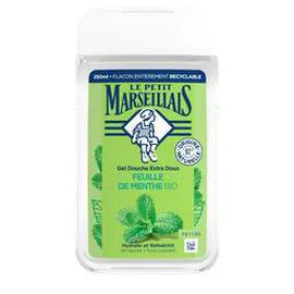 LE PETIT MARSEILLAIS Gel douche extra doux à la feuille de menthe bio 250ml