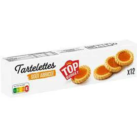 TOP BUDGET Tartelettes goût abricot 200g