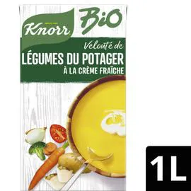 KNORR Soupe veloutée de légumes à la crème fraiche bio 1l