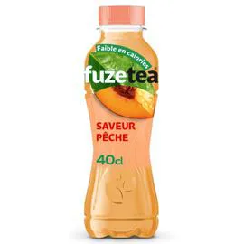 FUZE TEA Boisson au thé glacé pêche intense 400ml