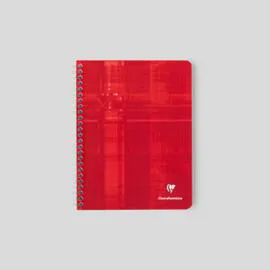CLAIREFONTAINE Cahier à spirales 17x22, seyes, 100 pages l'unité