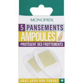 MONOPRIX Pansements ampoules l'unité
