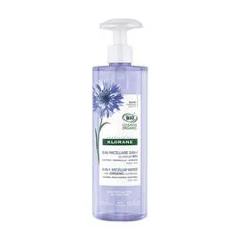 KLORANE Klorane Eau Micellaire 3-en-1 au Bleuet BIO Visage, Yeux 400ml