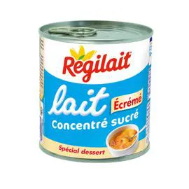 RÉGILAIT Lait concentré sucré écrémé 397g
