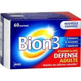 BION 3 Complément alimentaire Défense Adulte 60x1g