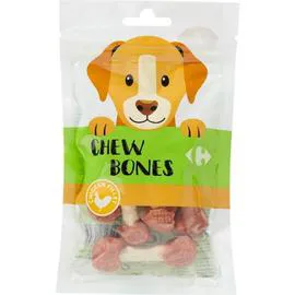 CARREFOUR Récompense pour chien haltères poulet 80g