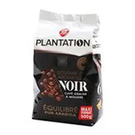 MARQUE REPÈRE, PLANTATION Café en grains Noir 500g