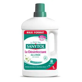 SANYTOL Désinfectant Du Linge Fleurs Blanches 1l