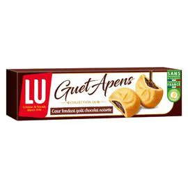 LU Biscuits sablés fourrés goût chocolat noisette Guet Apens 105g