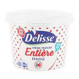 MARQUE REPÈRE, DÉLISSE Crème fraîche entière Epaisse 30% MG 50cl
