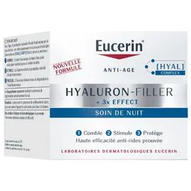 EUCERIN Crème de Soin Hyaluron-Filler + 3x Effect Soin de Nuit 50ml