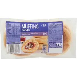 CARREFOUR Muffins nature 250g
