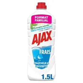 AJAX Nettoyant Ménager Sol & Multi-Usage Fraîcheur Et Propreté Eco Responsable 1,5l