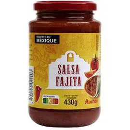 AUCHAN Sauce salsa fajita 430g