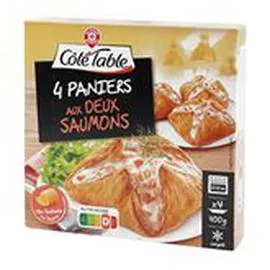 MARQUE REPÈRE, CÔTÉ TABLE Feuilletés paniers Saumon 4x100g