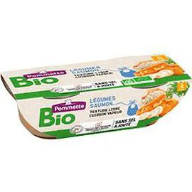 POMMETTE BIO Légumes saumon BIO, dès 6 mois 2x200g