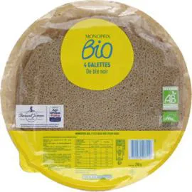 MONOPRIX BIO Galettes de blé noir, certifié AB 200g